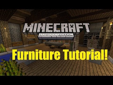 Minecraft PS3: Furniture Ideas! Make your house look better! Minecraft PS3: Furniture Ideas! Make your house look better!