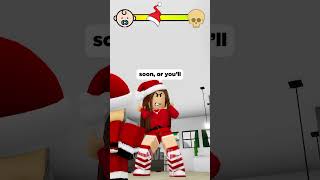 BIRTH TO DEATH OF STRONG DUMB \u0026 WEAK GENIUS SANTA IN BROOKHAVEN 🐶#shorts