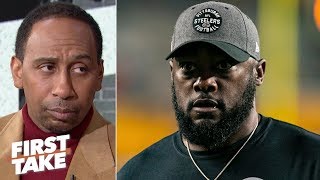 Stephen A. is not confident in the Steelers vs. the Ravens | First Take