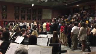 Cameron University Wind Band, Dr. Matthew van Emmerik 'With Trumpets And Drums' by Alfred Reed