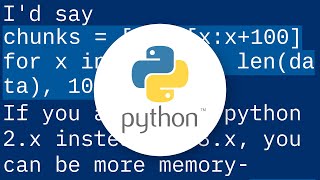 Split a python list into other "sublists" i.e smaller lists