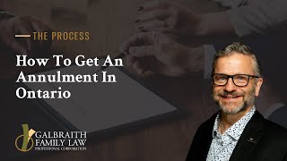 How To Get An Annulment In Ontario