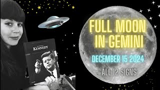 FULL MOON IN GEMINI - December 15 2024 | All 12 Signs ~ \