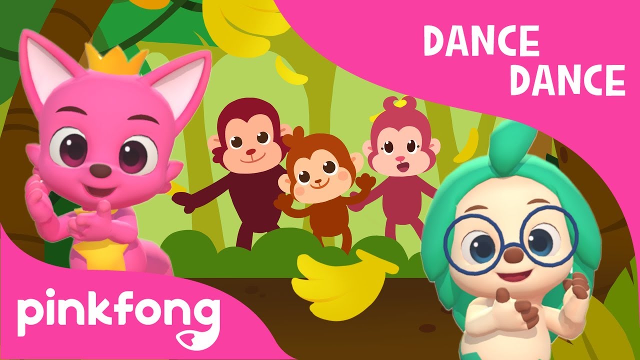 Monkey Banana | Dance Dance Pinkfong | Pinkfong Songs For Children ...