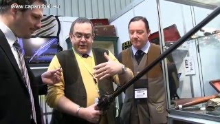 Volcanic pistol and rifle, Porter turret rifle at Holt's Booth - IWA 2016