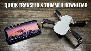 DJI Mini 2 Quick Transfer & Trimmed Download Demonstration