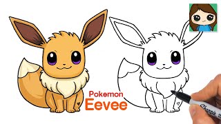 How to Draw Pokemon Eevee Easy