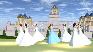 I'm Cinderella cover music sakura school simulator Cinderella around