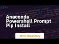 anaconda powershell prompt pip install