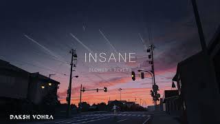 INSANE - AP DHILLON - ( Slowed + Reverb) | Slowed Reverb Insane