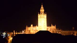 アキーラさん観察⑦スペイン・セビーリャ・夜のアルカサル（大聖堂）！Alcazar-Cathedral,Sevilla in Spain