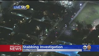 Police Investigating Double Stabbing In Hollywood