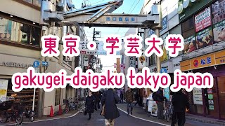 TOKYO WALK 東京・学芸大学の街並み gakugei-daigaku tokyo japan 2019.12