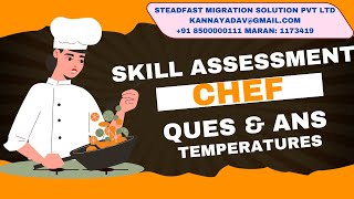 Most Commonly Asked Questions for a Skill Assessment Intw chef | Que&Ans | #immigration #youtube