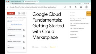 Google Cloud Fundamentals: Getting Started with Cloud Marketplace || #qwiklabs || #coursera