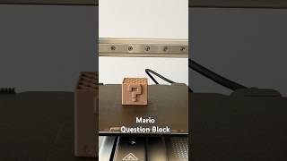 3D printing a Mario Question Block a.k.a ‘Mystery Block’ #3dprinting #mario