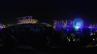 Marina Bay Sands light show 360 video