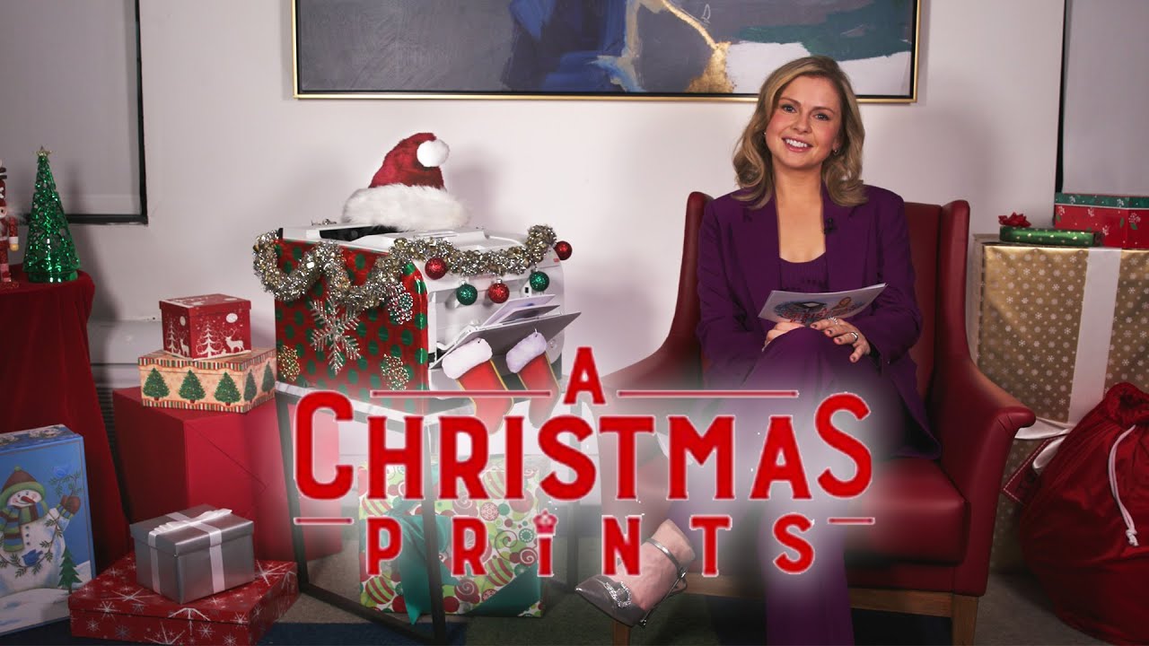 A Christmas Prints With Rose Mciver Youtube