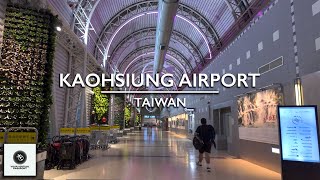 Walking Tour at the Futuristic-Looking Airport of Taiwan! KAOHSIUNG INTERNATIONAL AIRPORT Departures