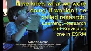Dr. A's Overview of ESRM