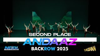 ASU Andaaz Back Row | National Desi Dance League | Tashan SD 2025 | @VIBRVNCY Back Row 4K