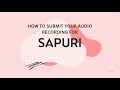 How to submit SAPURI audio recording in Nativecamp? | #SAPURI #nativecamp