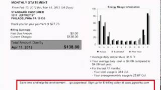 PGW How To Series | Understand Your Bill