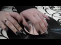 vinyl scratching with my deadly long sharp nails 🖤 asmr