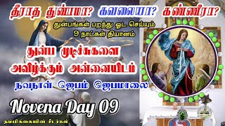 துன்ப முடிச்சுகளை அவிழ்க்கும் அன்னை நவநாள் - 09 / Rosary \u0026 Novena