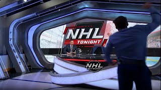 Billy Lindsay \u0026 NHL Tonight crew watching Tkachuk GWG behind-the-scenes