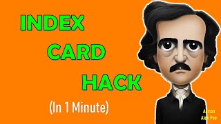 1 Minute Screenwriting Tip: The Best Index Card Writing Hack