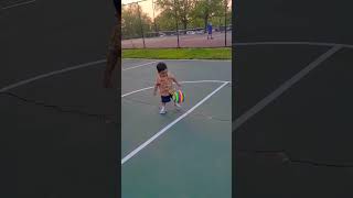 cute baby playing football ⚽️ 😍 💕. #shorts #viral video..