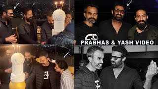 Prabhas & KGF Yash Celebrating Prashanth Neel Birthday Video | #Prabhas #Yash #Salaar | #KGF3