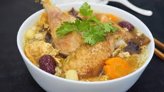 Gà tần hạt sen, cách hầm gà với mía lau và lá dứa thơm ngon độc đáo || Natha Food