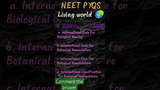 NEET PYQS || Living world 🌍|| Chapter 1 || Class 11 #NEET #neetbiology