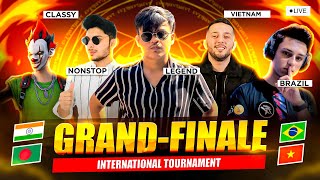 GRAND FINALE 🥶 INTERNATIONAL TOURNAMENT DAY 1 || CAN WE WIN ? 🇮🇳 #nonstopgaming  #freefire