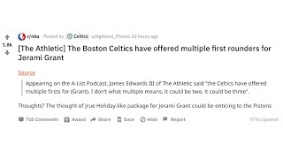 r/Nba reacts to the Celtics trying to trade for Jerami Grant | 3/13/21