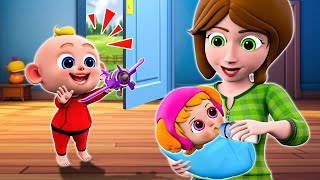 Meet Our Baby Brother! New Baby Song | Funny Kids Song \u0026 More Nursery Rhymes by Dream PIB Little