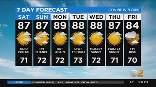 New York Weather: CBS2 8/21 Evening Forecast at 5PM