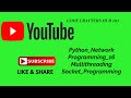 Python Network Programming 16   Multithreading   Socket Programming