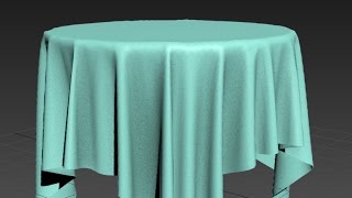 3DS MAX TUTORIAL / CLOTH MODIFIER / TABLECLOTH