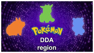 Pokemon DDA region ● Fakemon ● Design by dude.dude.art
