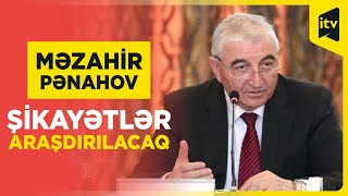 Məzahir Pənahov seçkilərdə nöqsanlarla bağlı açıqlama verdi