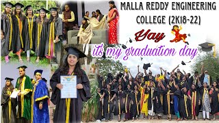 Graduation day🎓 2k18-22 | Malla Reddy engineering College (MREC) |College diary-5 @iampravalika