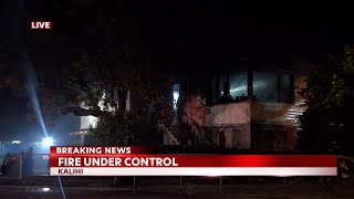 HFD extinguishes abandoned Kalihi house fire