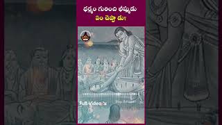 ధర్మం గురించి భీష్ముడు ఏం చెప్పాడు? Mahabharatam telugu facts