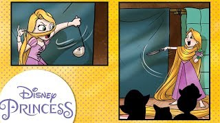 Disney Comics In Motion | Disney Princess | Rapunzel “One Woman (and Pet) Show!”