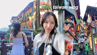 TAIWAN VLOG🏮 jiufen, exploring taipei, night market, ximending, shopping, eating local foods