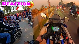 Crazy Public Reaction Hyper Ride On City Yamaha R15 V4 2024