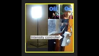 light source with intensity controller